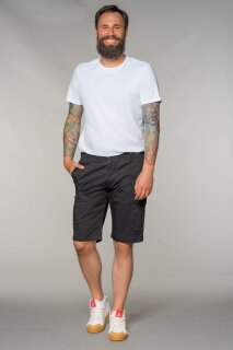 Lars Bermuda Cargo Shorts black