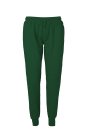 Sweatpants Unisex with Cuff and Zip Pocket bottle green