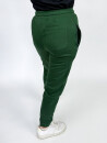 Sweatpants Unisex with Cuff and Zip Pocket bottle green