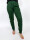 Sweatpants Unisex with Cuff and Zip Pocket bottle green