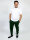 Sweatpants Unisex with Cuff and Zip Pocket bottle green M