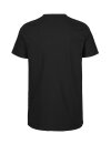 Männer Fit-T-Shirt schwarz XS