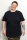 Männer Fit-T-Shirt schwarz XS