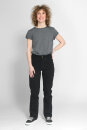 Womens Straight Fit coal black