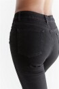 Womens Straight Fit coal black
