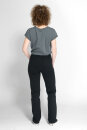 Womens Straight Fit coal black