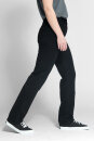 Womens Straight Fit coal black