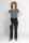 Womens Straight Fit coal black