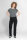 Womens Straight Fit coal black