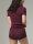 Panty ohne Elasthan burgund 40