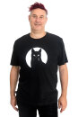 Männershirt Kenia Schwarzer Kater schwarz