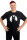 Männershirt Kenia Fair Trade Schwarzer Kater schwarz S