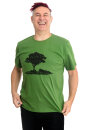 Männershirt Kenia Fair Trade Baum in Oderbruch, leaf...