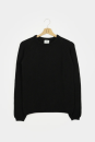 Strickpullover Giulietta recyceltes Kaschmir schwarz