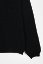 Strickpullover Giulietta recyceltes Kaschmir schwarz
