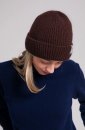 Recycled Cashmere Beanie Marcello brown caffè