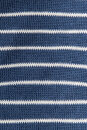 D/H Socke geringelt denim-rohweiß