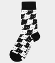 Socks Sigtuna Pepita Cats black 36-40