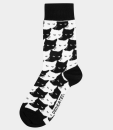 Socks Sigtuna Pepita Cats black 36-40