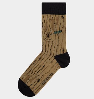 Socks Sigtuna Twin Peaks - Log Brown