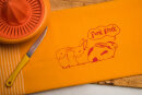 Bio&Fair-Trade Geschirrtuch PunkRock gelb