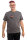 Männershirt Kenia Fair Trade Rotkehlchen. dunkelgrau XL