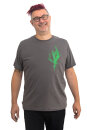 Männershirt Kenia Fair Trade Rosmarin dunkelgrau