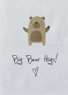 Klappkarte Bear Hugs