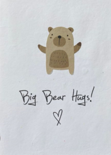 Klappkarte Bear Hugs
