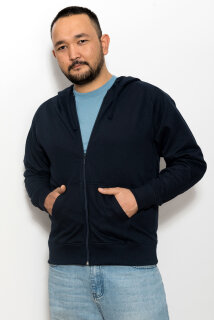 Männer Zip-Hoodie navy