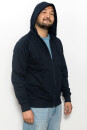 Männer Zip-Hoodie navy L
