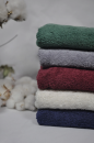 Handtuch Bio-Frottee bordeaux, 100x50 cm