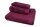 Handtuch Bio-Frottee bordeaux, 100x50 cm