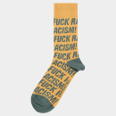 Socks Sigtuna Fuck Racism honey yellow