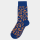 Socks Sigtuna Leopard sodalite blue