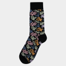 Socks Sigtuna Coral Ditsy black