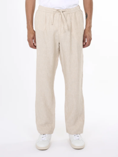 Loose Linen Pant light feather grey