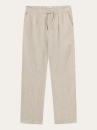 Loose Linen Pant light feather grey