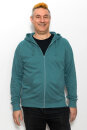 Männer Zip-Hoodie teal L