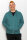 Männer Zip-Hoodie teal L