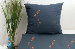 Bio-Bettwäsche Physalis, anthrazit