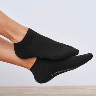2-er-Pack Sneaker Socken Abby schwarz