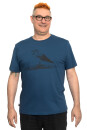 Männershirt Kenia Mittelmeermöwe blau