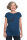 Frauen Raglan-Shirt Kenia Farn dunkelblau