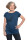 Frauen Raglan-Shirt Kenia Farn dunkelblau