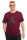 Männershirt Brombeere, weinrot S