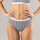 Slip 3-er-Pack Polly Vichykaro schwarz-creme