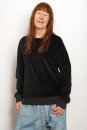 Damen Cord Sweatshirt, schwarz XL