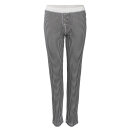 Schlafhose Carol Vichykaro schwarz-creme