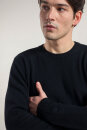 Strickpullover Romeo aus recyceltem Kaschmir schwarz